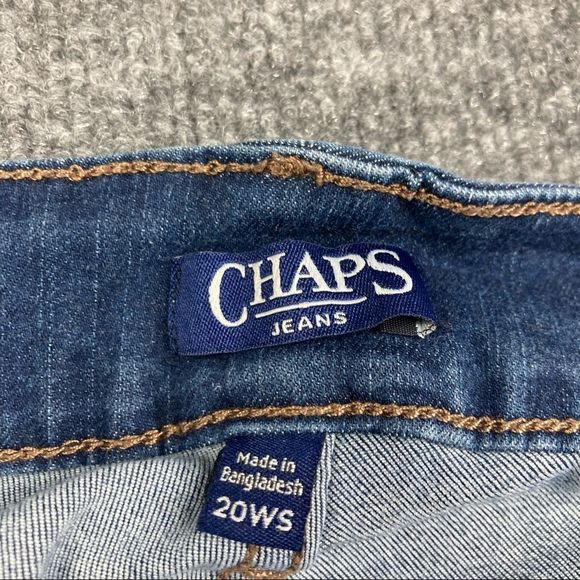 Plus Size Chaps Mid Rise Skinny Jeans like new 20WS - Picture 7 of 11